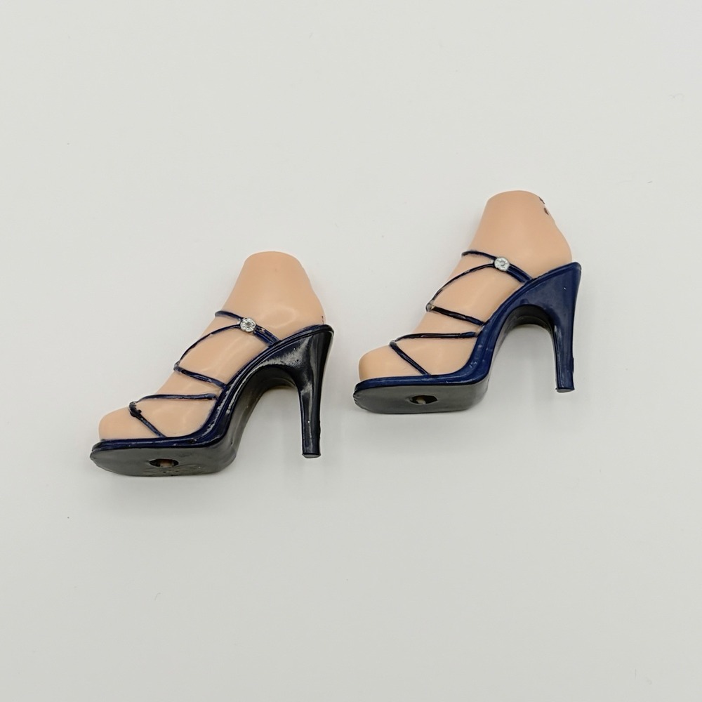 Bratz Doll Dana Girlfriends Nite Out Replacement Shoes Only Strappy Blue